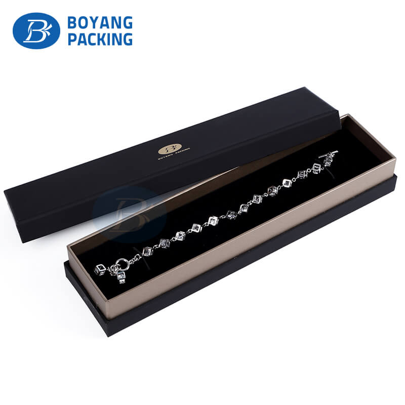 Black jewelry boxes wholesale necklace boxes factory