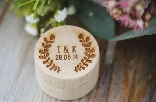 Wooden jewelry packaging boxes