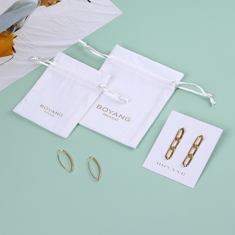 custom drawstring jewelry bags