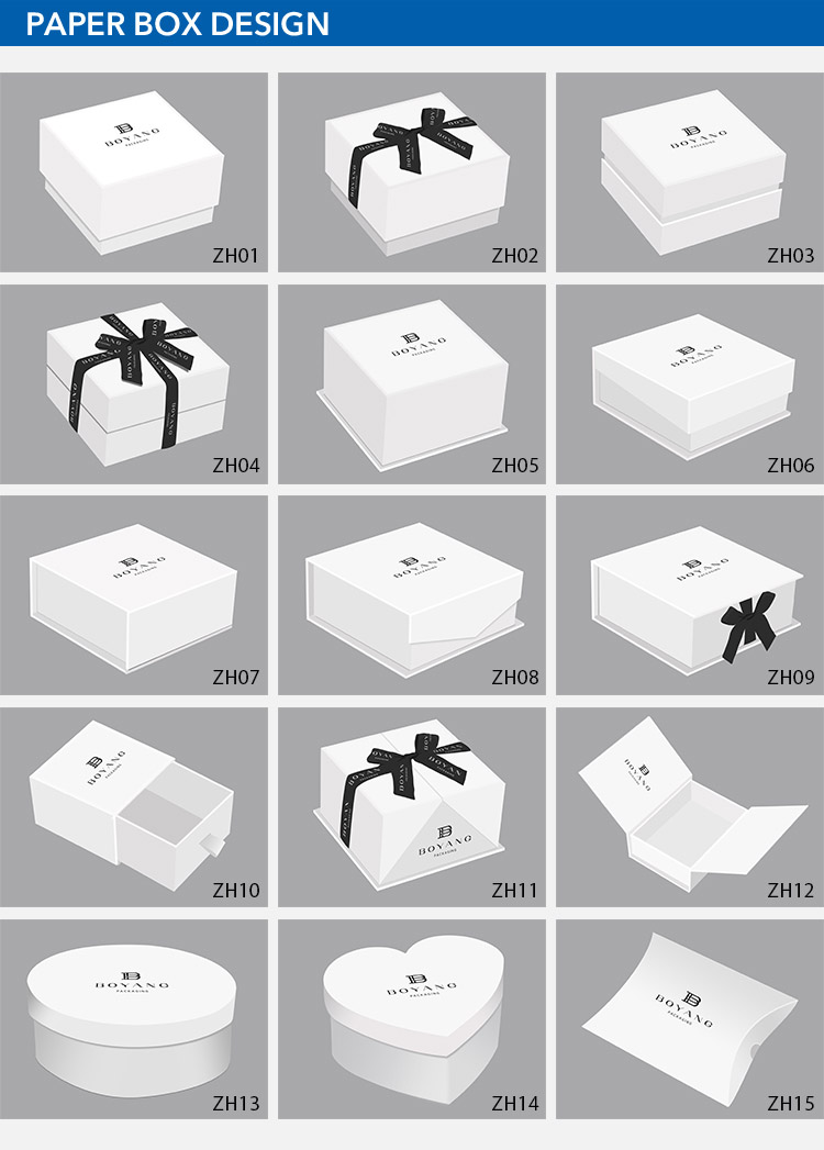 Custom jewelry packaging boxes style