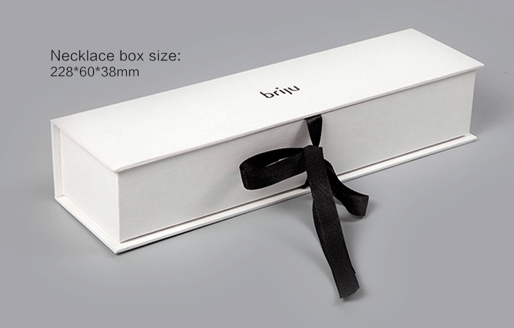 custom white jewellery box