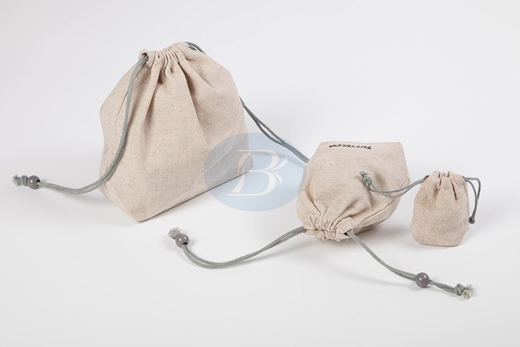 Linen jewelry pouches