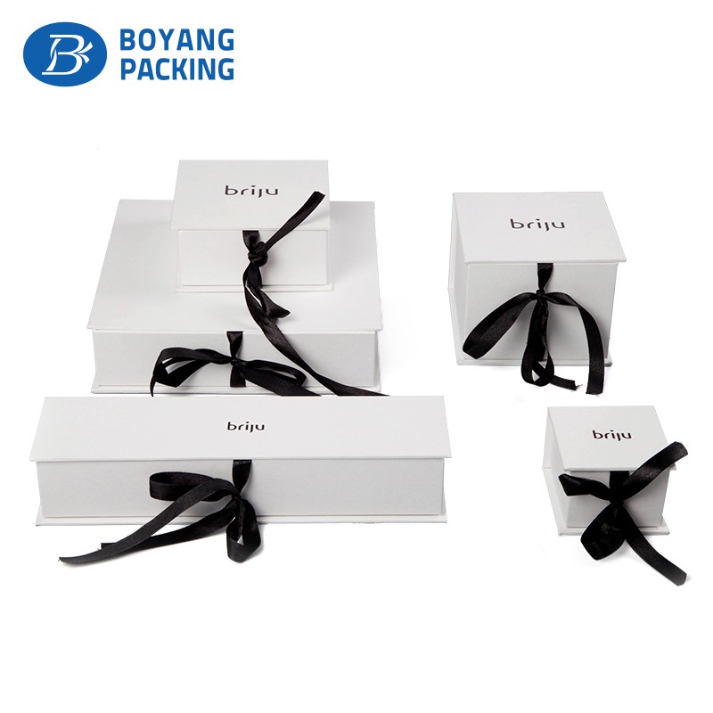 Jewelry boxes set,white jewellery box Jewelry packaging set