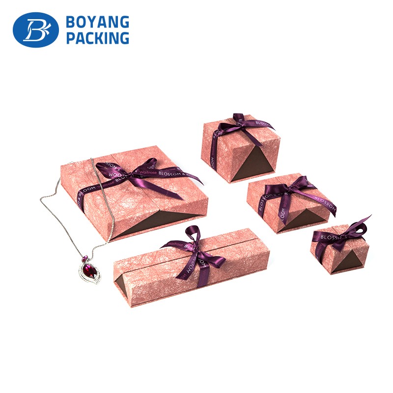 jewelry box with ribbon set