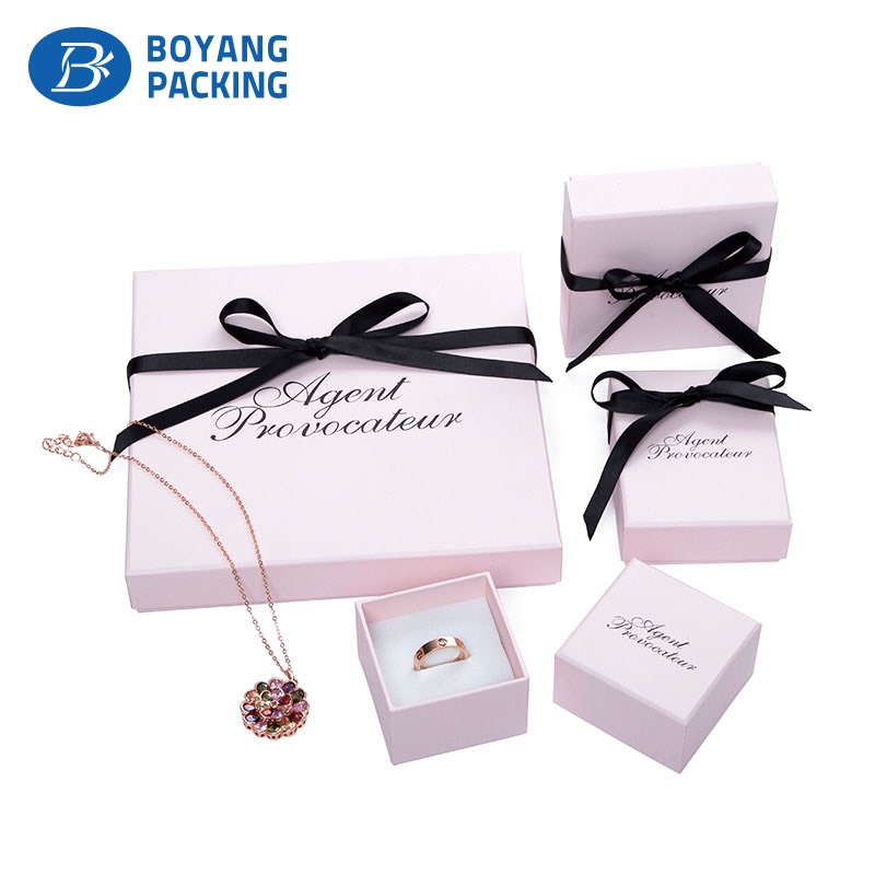 Luxury rigid collapsible custom Jewelry gift box