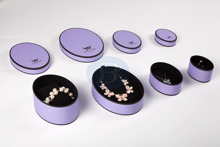 custom purple  jewelry box factory