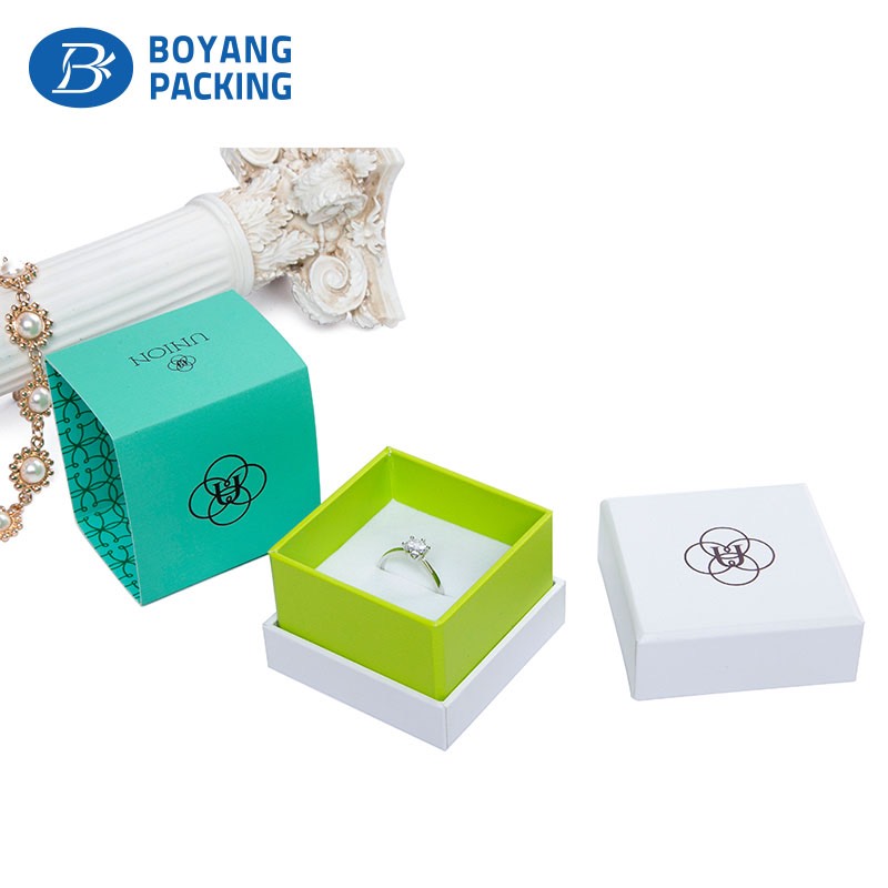Luxury design custom printed paper jewelry boxes Jewelry box