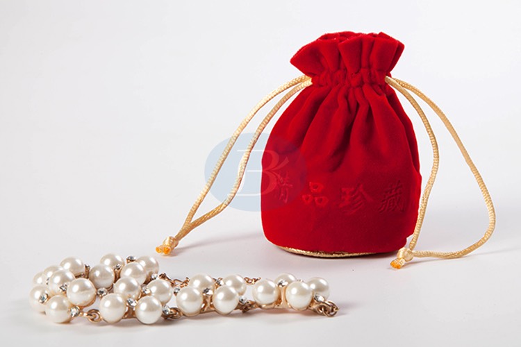 promotional velvet jewelry bags custom