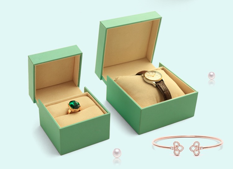 plastic ring box and watch box