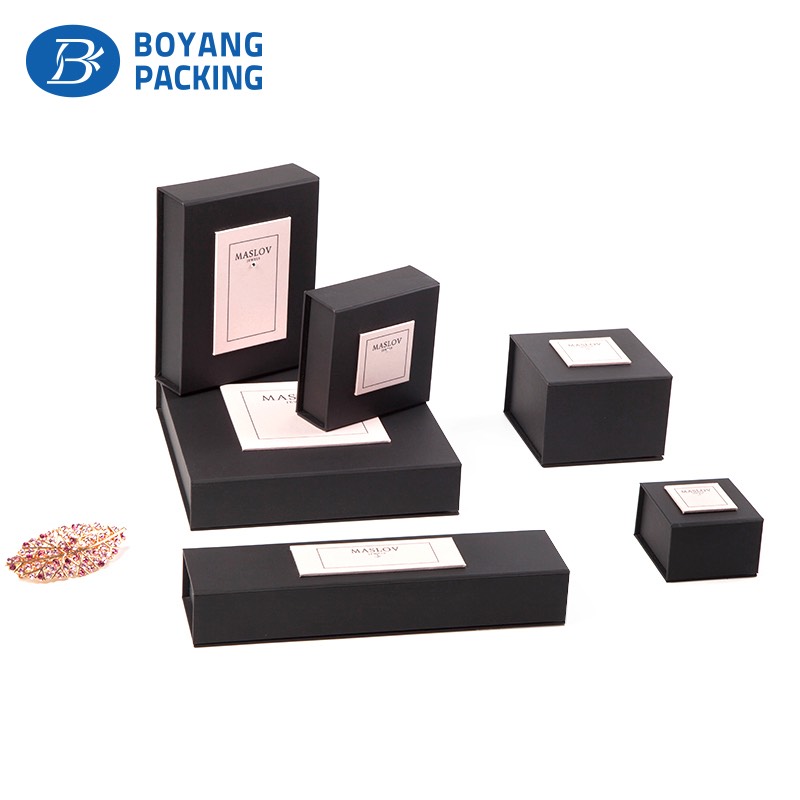Rich experience jewelry box wholesale, paper jewelry boxes, plastic