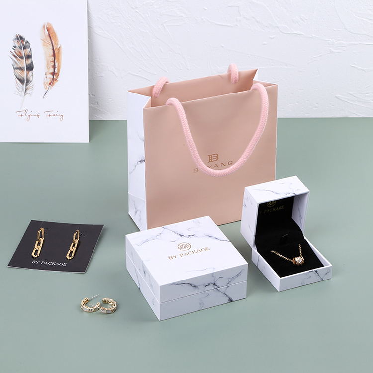 Custom logo Printed Paper Earring Bracelet Jewelry Box Jewelry Custom Creative Jewelry Packaging