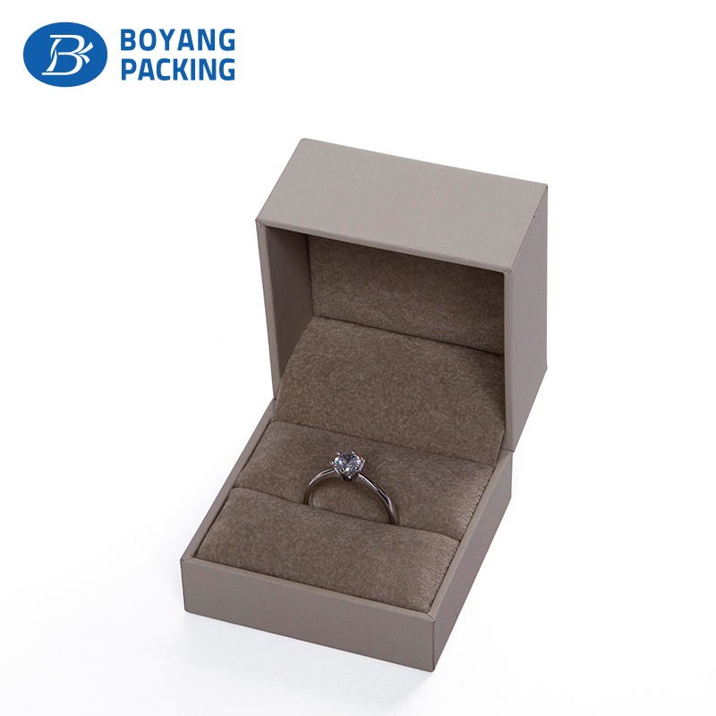Jewelry ring box logo,  custom luxury ring box jewelry, proposal ring box jewelry,  china mens jewelry box suppliers