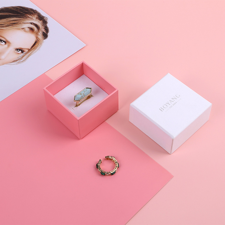 New arrival custom engagement ring paper box for women