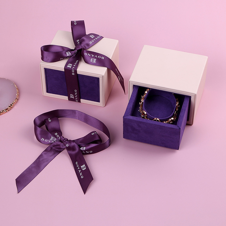 Designer luxury custom wooden bangle bracelet box packaging