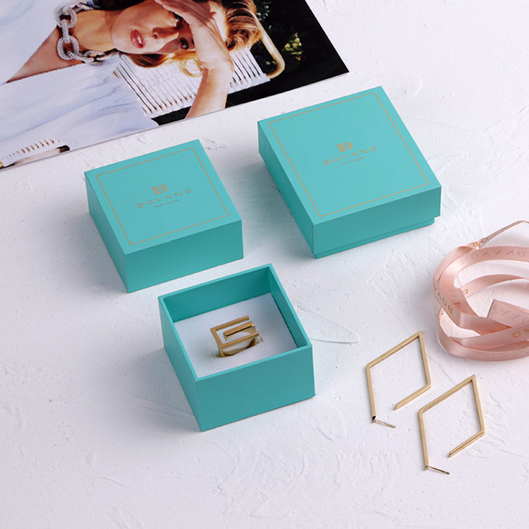 Great amazing service paper packaging custom earring boxes with ribbon