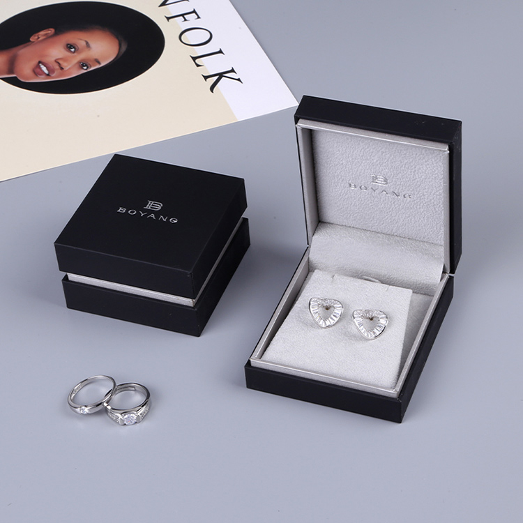 Luxury european women custom stud earring packaging storage box