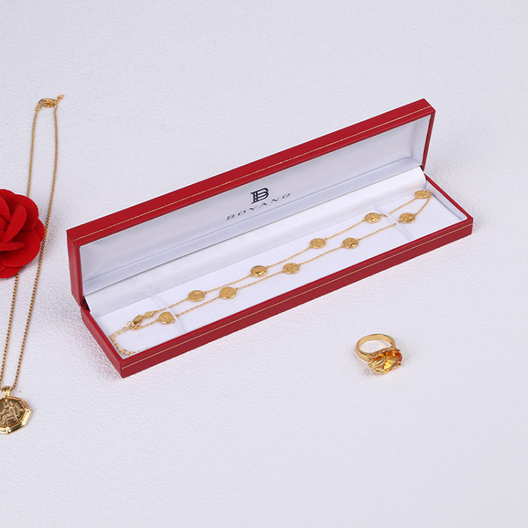 Plastic custom necklace jewelry gift box, printed jewelry box manufacturers