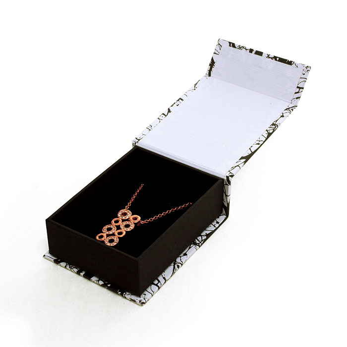 customized pattern exquisite jewellery necklace box