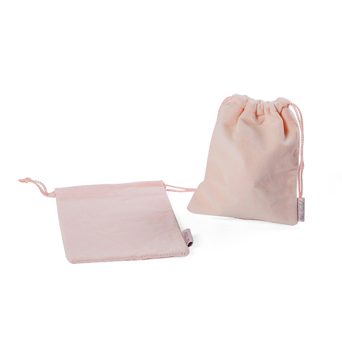 Wholesale customized suede drawstring bag