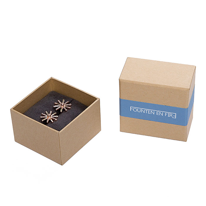 wholesale cheap paper jewelry packaging earrings box
