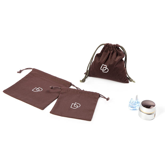 Factory wholesale promotional velvet drawstring bag