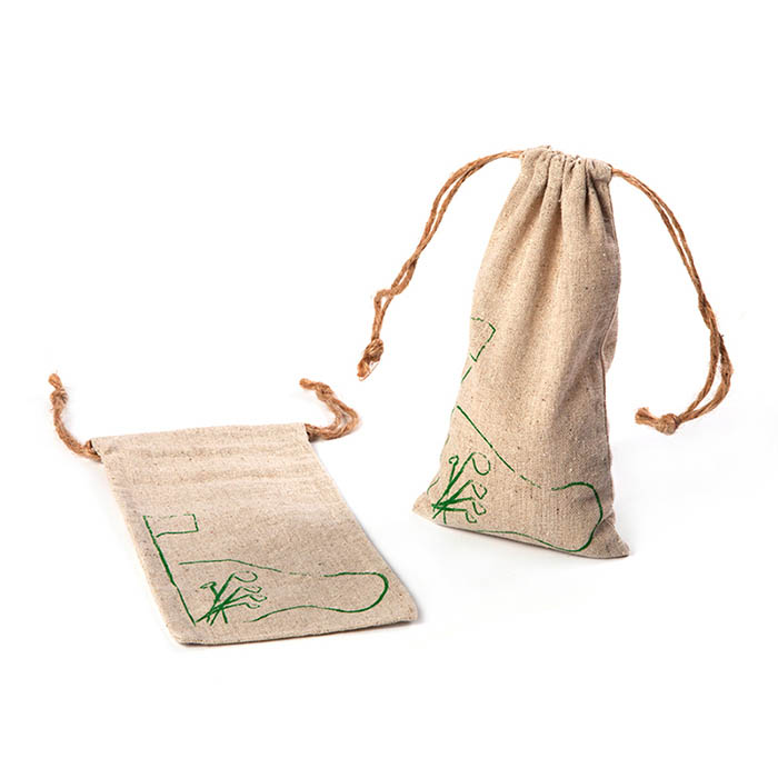 Wholesale customized linen drawstring gift bag