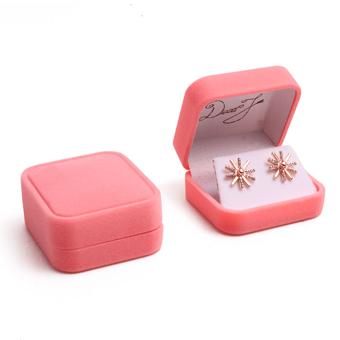 Custom elegant pink jewelry box set