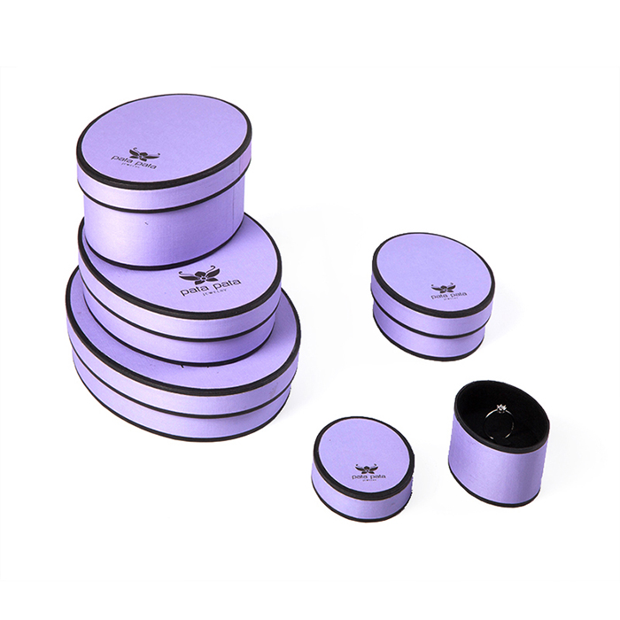 Exclusive design custom purple jewelry box factory