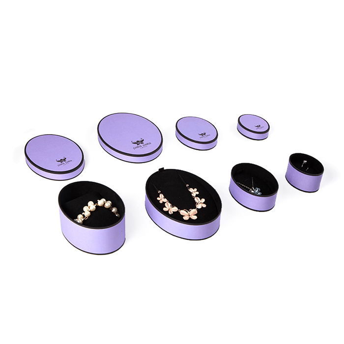 custom round paper jewelry boxes