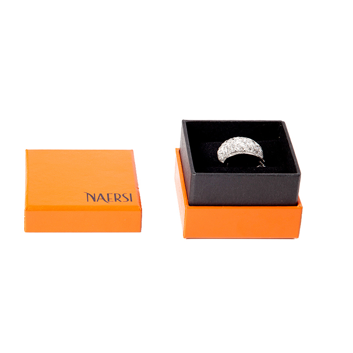 custom orange jewellry box