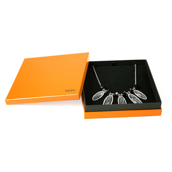 custom orange jewellry box