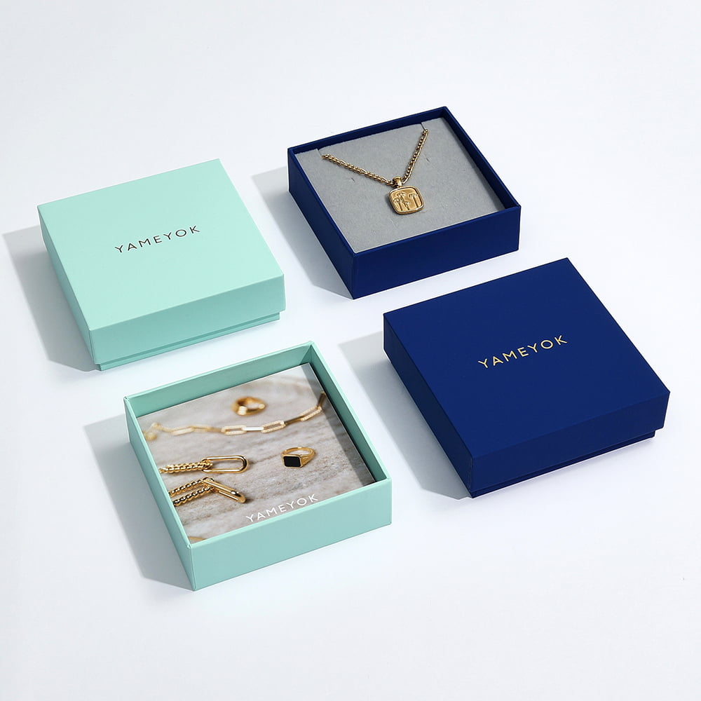 custom logo earring packaging gift box