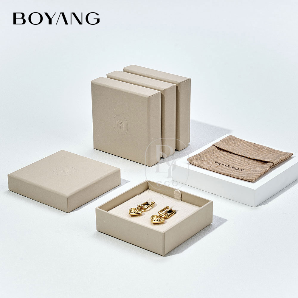 Boyang Custom Recyclable Paper Jewelry Gift Boxes