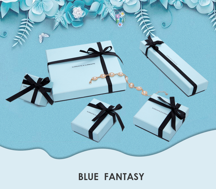 paper blue jewelry box manufacturer paper blue jewelry box manufacturer