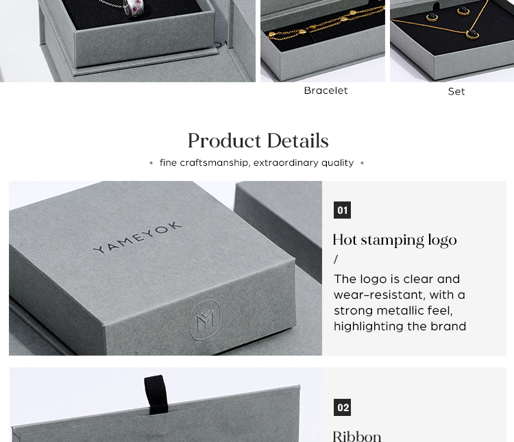 Jewelry Packaging Box Set