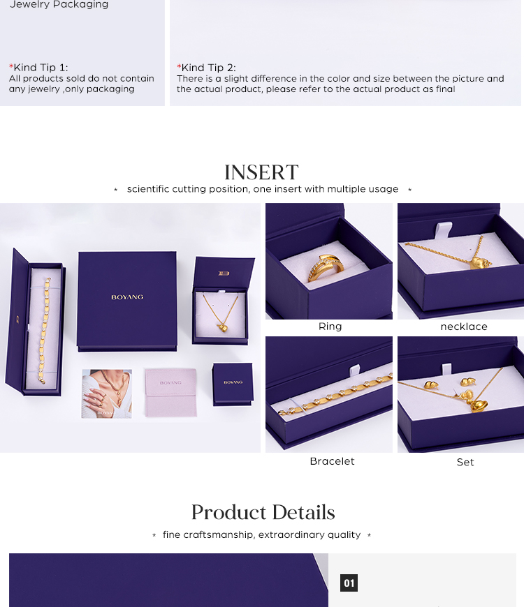 Custom jewelry packaging