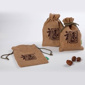 Customized logo jute bag factory