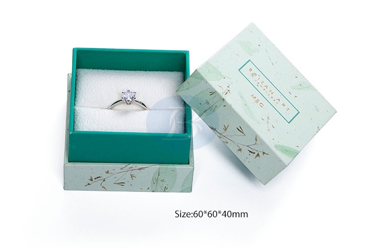elegant paper jewelry ring box