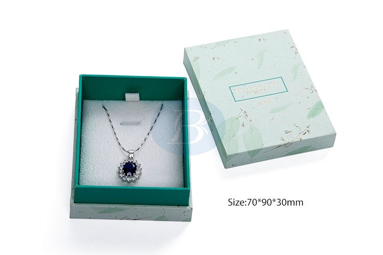 elegant paper jewelry necklace box