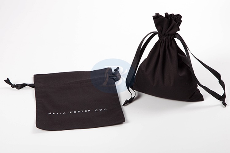 natural cotton drawstring pouch