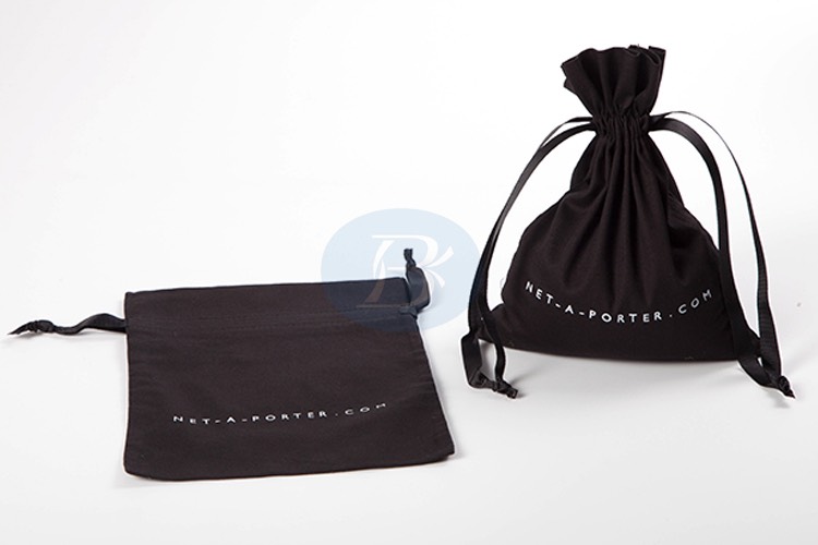 natural cotton drawstring pouch