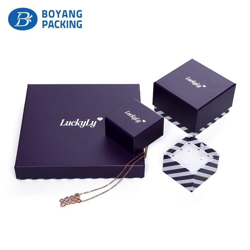 Custom Beautiful Necklace Boxes Wholesale - Jewelry Packaging Set