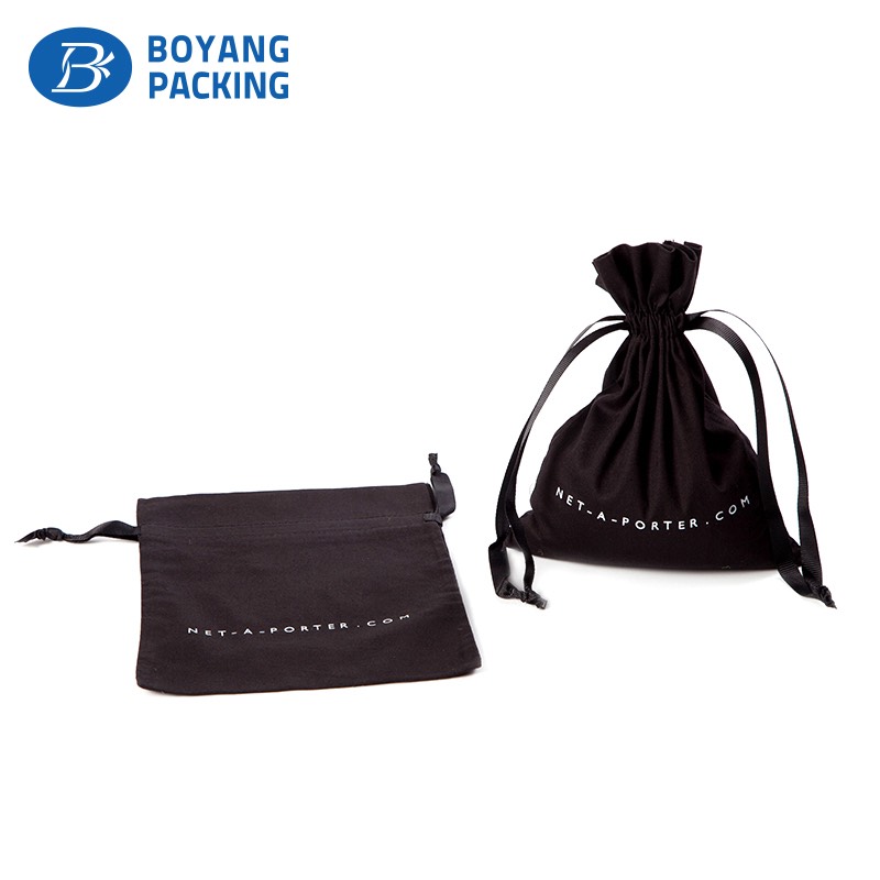 The natural cotton drawstring pouch wholesale