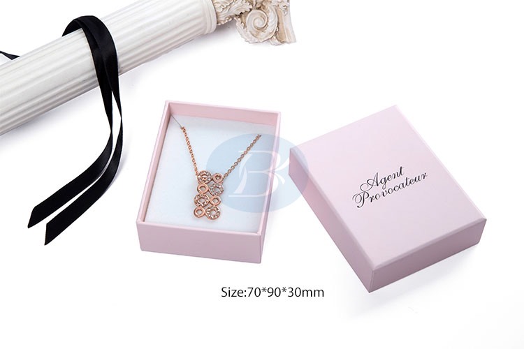 pink jewelry packaging box