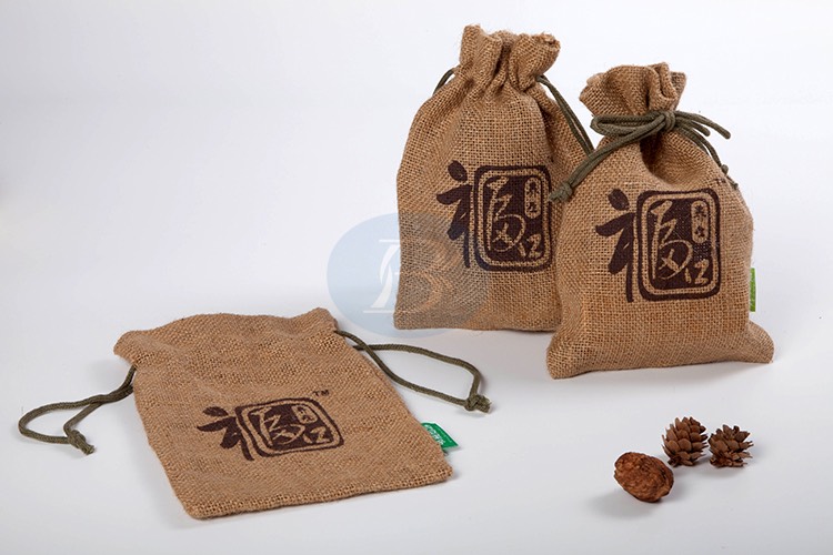 Custom small burlap bags