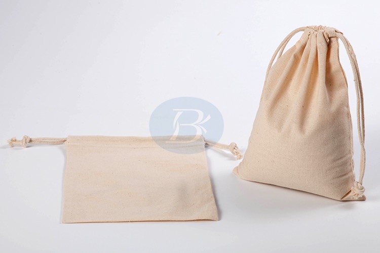 natural cotton jewelry pouches for sale