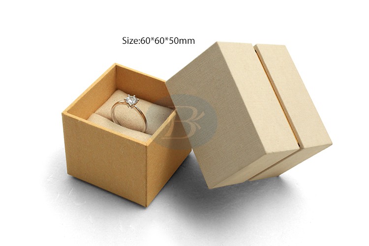 luxury linen surface earring packaging box