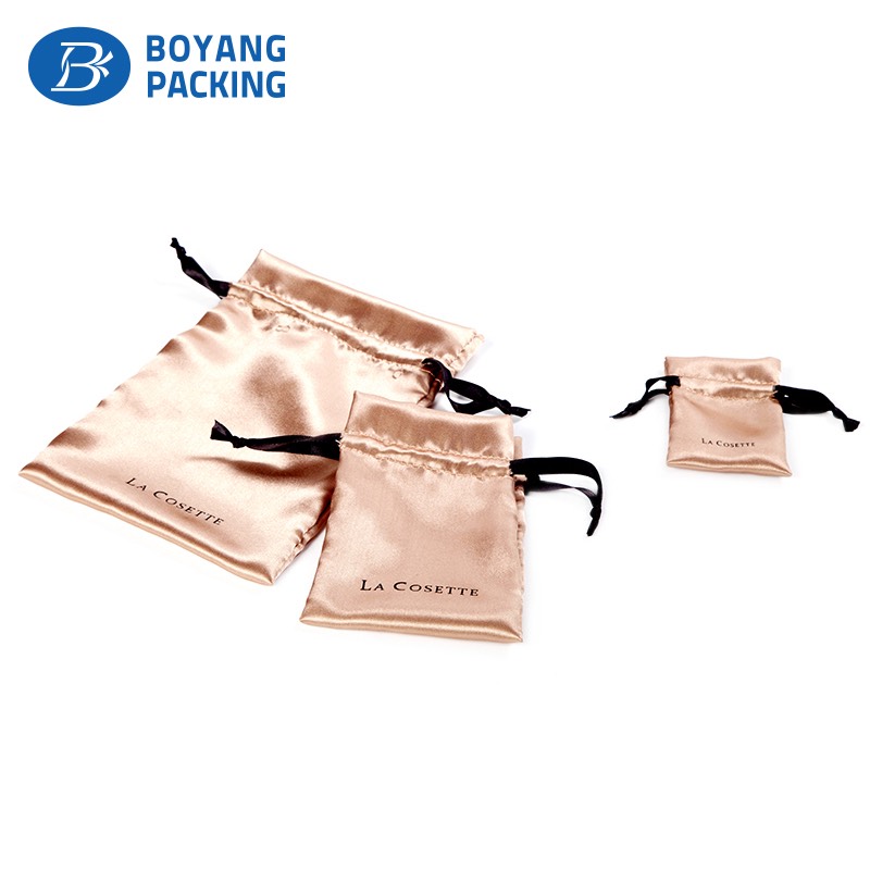 Professional manufacture silk jewellery pouches
