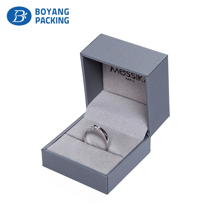 high-end plastic jewelry ring box