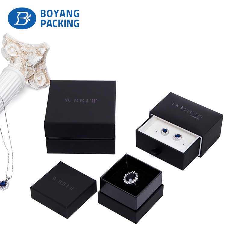 Order black earring box, ring box online